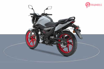 TVS Raider 125 Left Rear Three Quarter TVS Raider 125 Left Rear Three Quarter