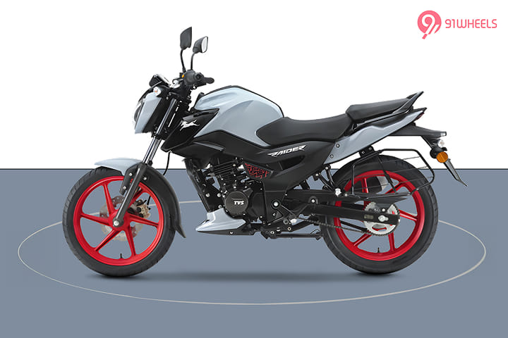 TVS Raider 125 Left Side View