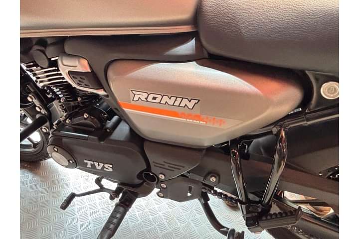 TVS Ronin Battery Compartment