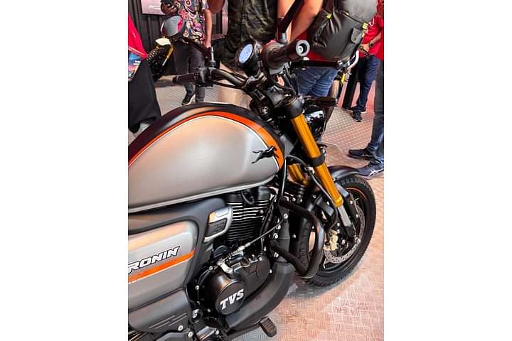 TVS Ronin Engine From Right