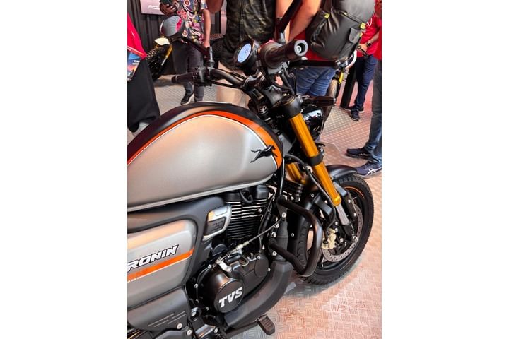 TVS Ronin Engine From Right