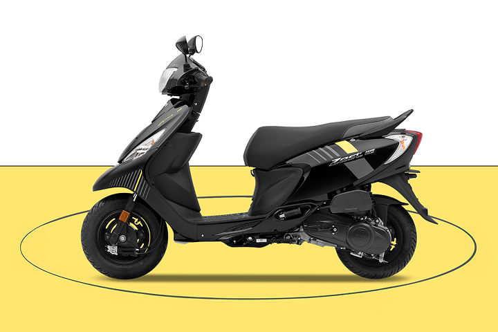 TVS Scooty Zest 110 Left Side View TVS Scooty Zest 110 Left Side View