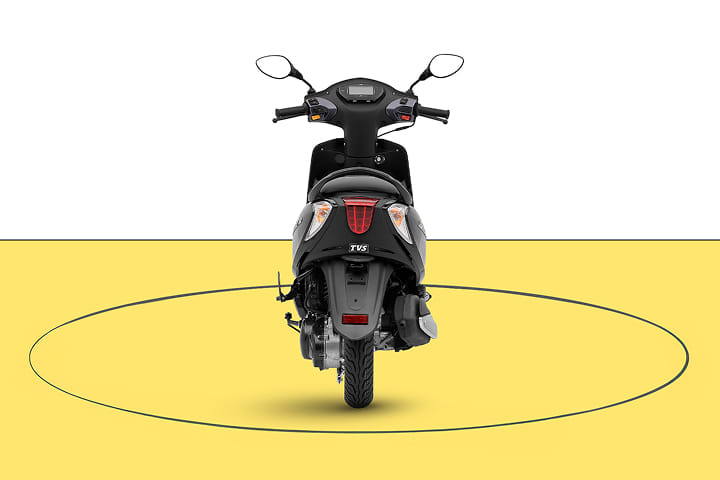 TVS Scooty Zest 110 Rear View