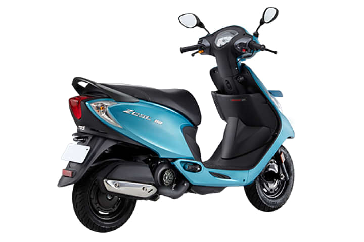 TVS Scooty Zest 110 Right Rear Three Quarter