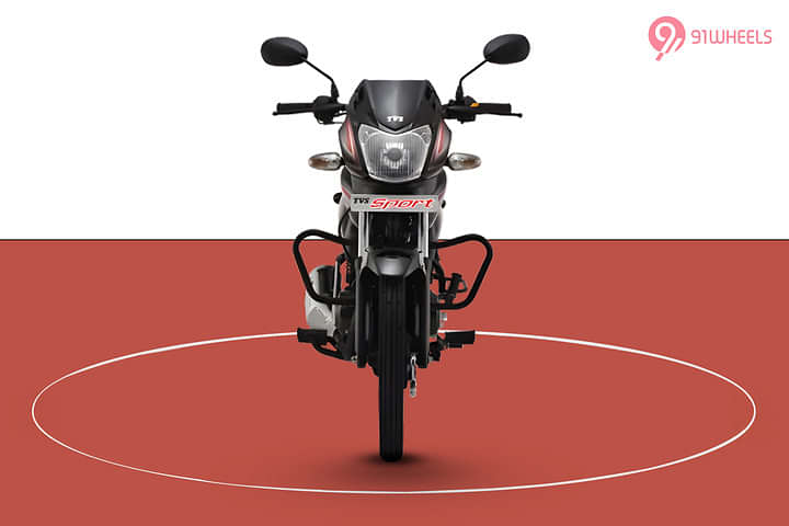 TVS Sport Front View
