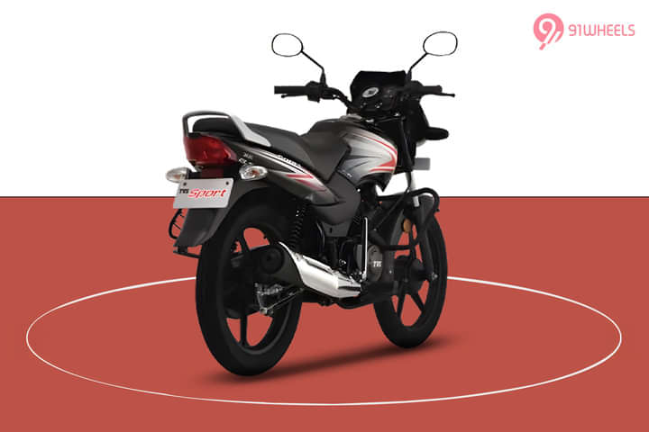 TVS Sport Left Rear Three Quarter