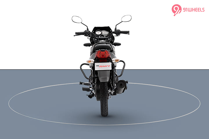 TVS Sport Rear View TVS Sport Rear View