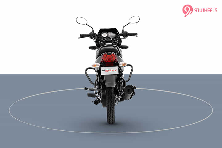 TVS Sport Rear View TVS Sport Rear View