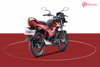 TVS Star City+ Right Rear Three Quarter