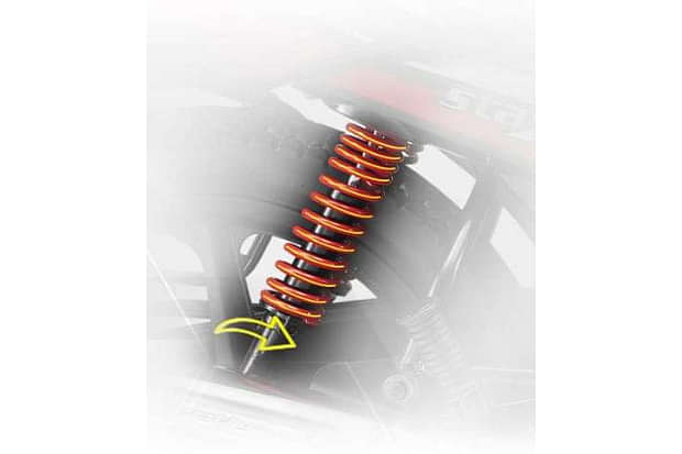 TVS Star City+ Rear Suspension Spring Preload Setting