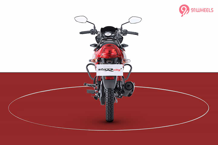 TVS Star City+ Rear View TVS Star City+ Rear View