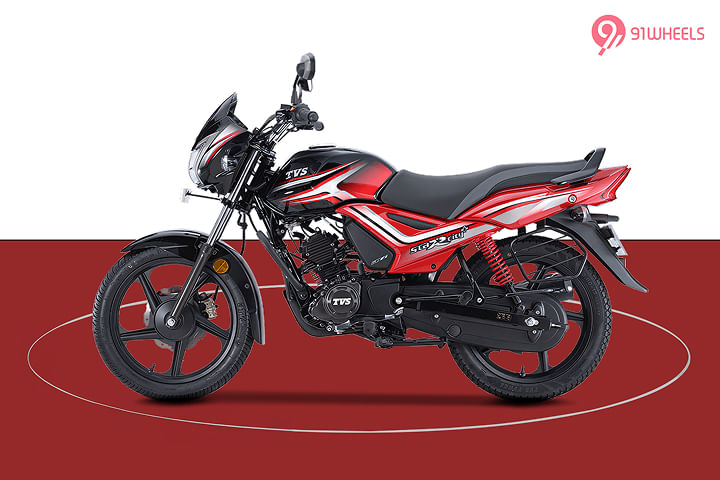 TVS Star City+ Left Side View