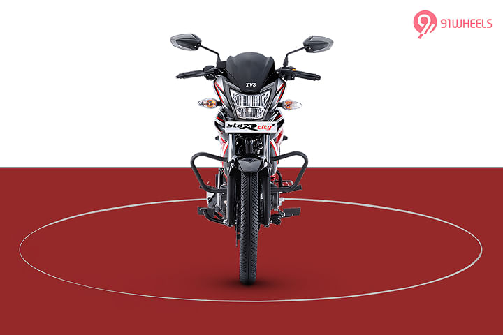 TVS Star City+ Front View