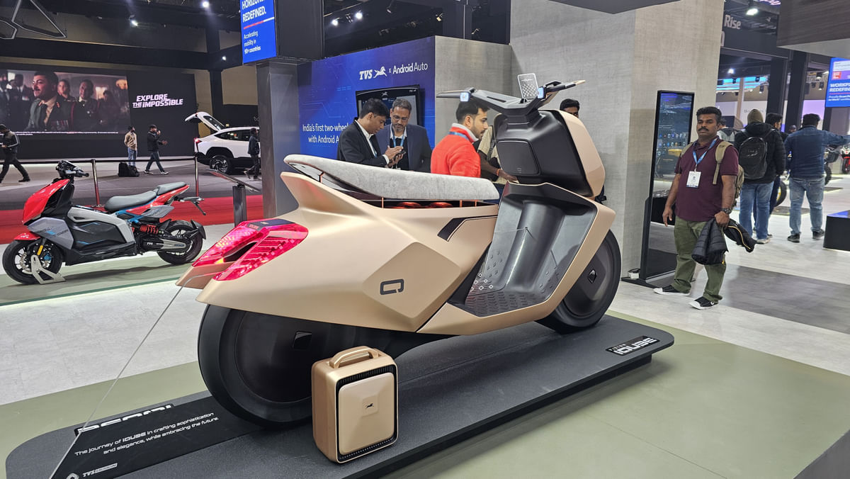 TVS Vision iQube Concept Right Rear Three Quarter TVS Vision iQube Concept Right Rear Three Quarter
