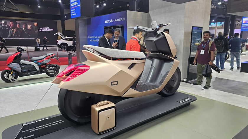 TVS Vision iQube Concept Right Rear Three Quarter TVS Vision iQube Concept Right Rear Three Quarter