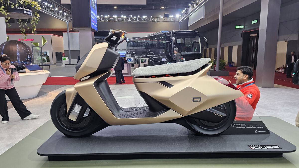 TVS Vision iQube Concept Left Side View TVS Vision iQube Concept Left Side View