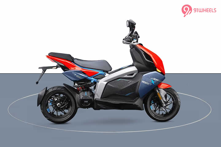 TVS X EV Right Side View TVS X EV Right Side View