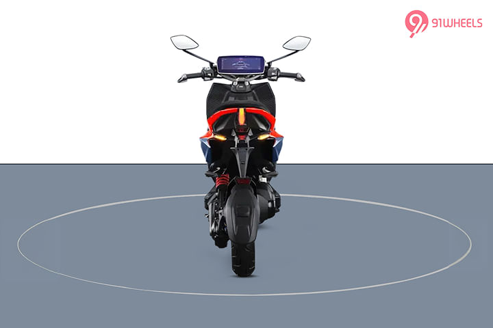 TVS X EV Rear View
