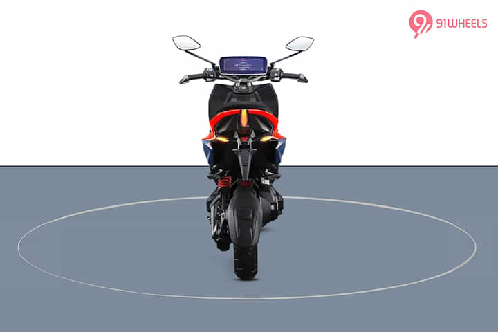 TVS X EV Rear View TVS X EV Rear View