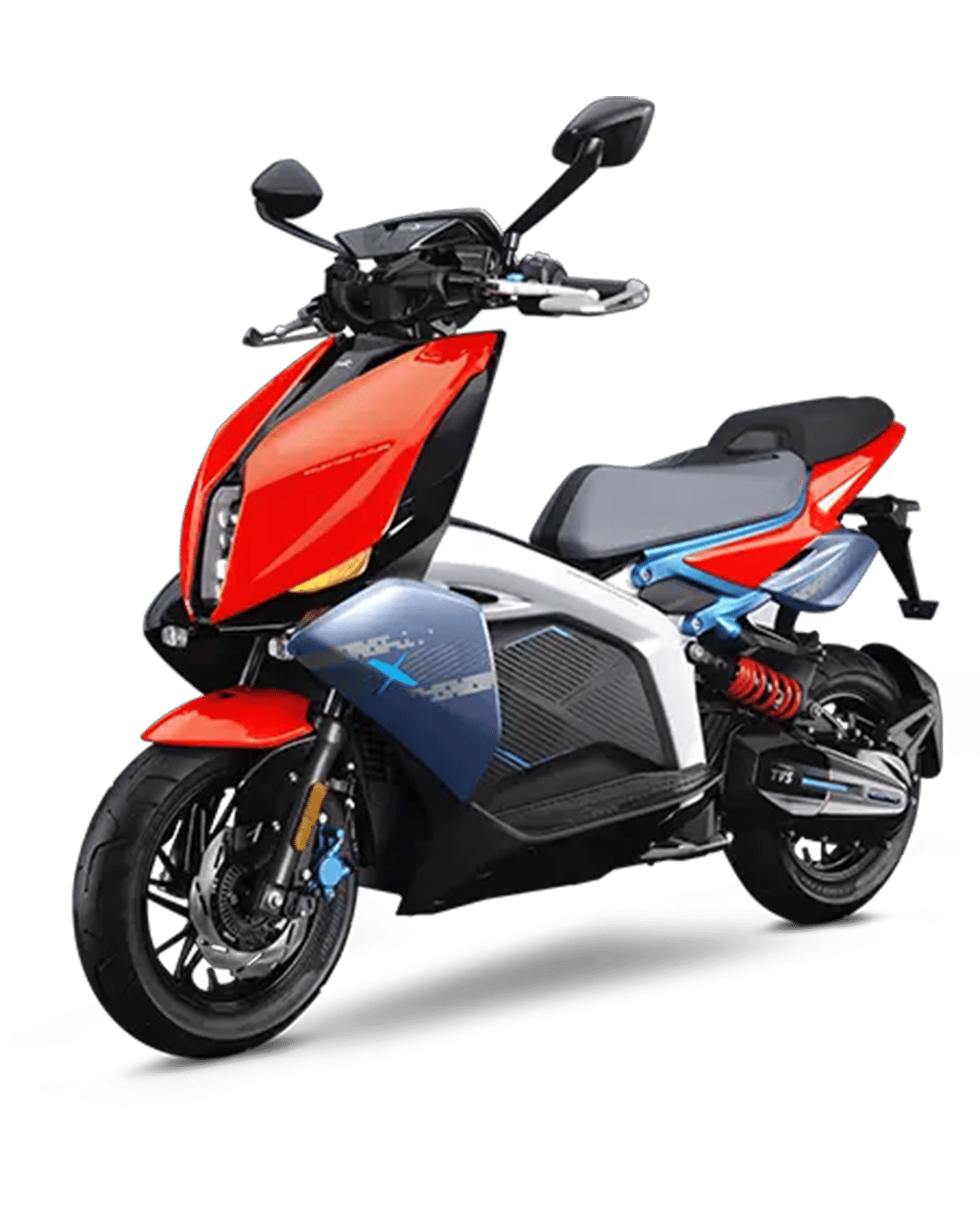 TVS X EV Left Front Three Quarter
