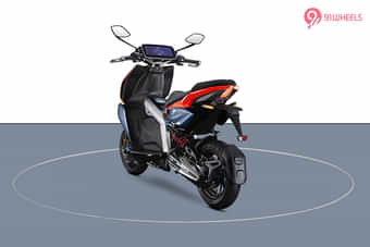 TVS X EV Left Rear Three Quarter TVS X EV Left Rear Three Quarter