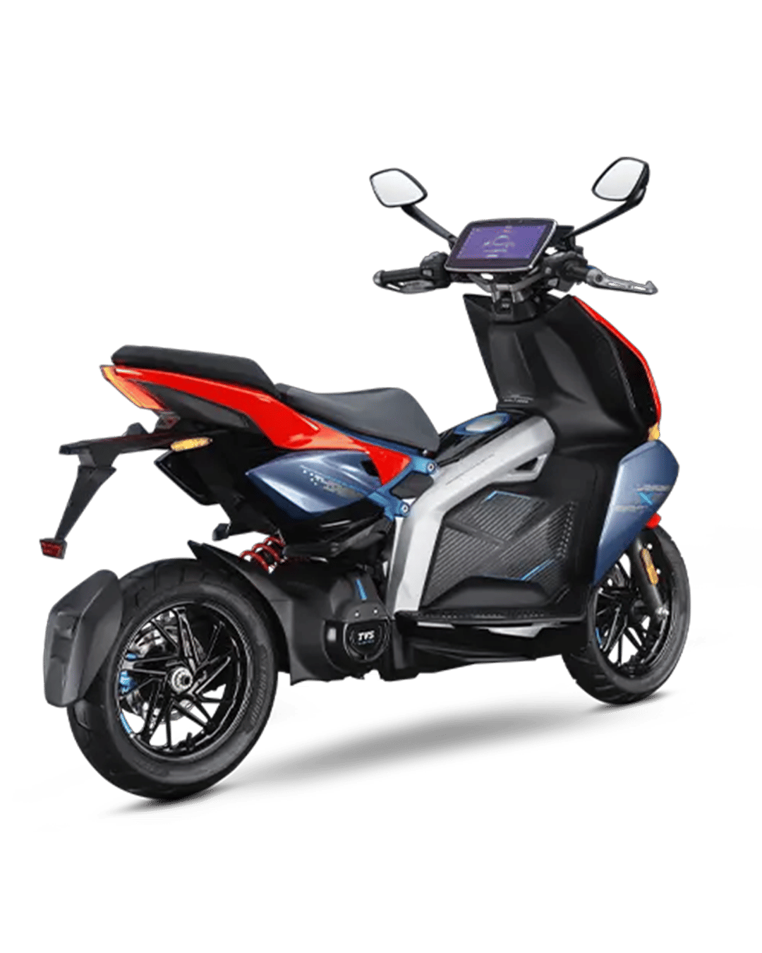 TVS X EV Right Front Three Quarter