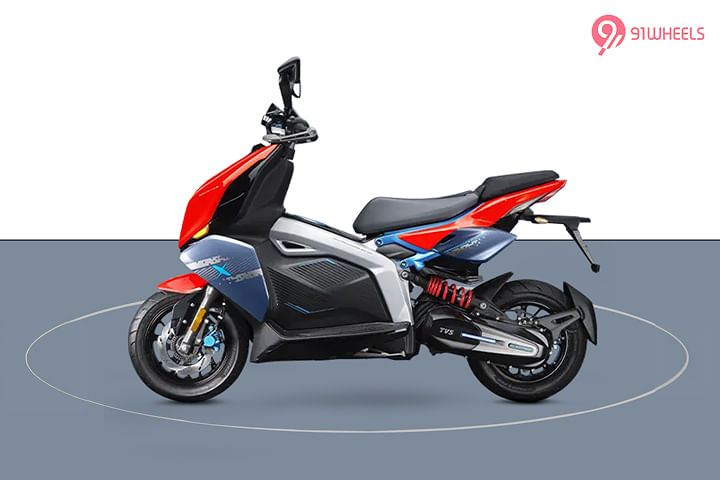 TVS X EV Left Side View TVS X EV Left Side View