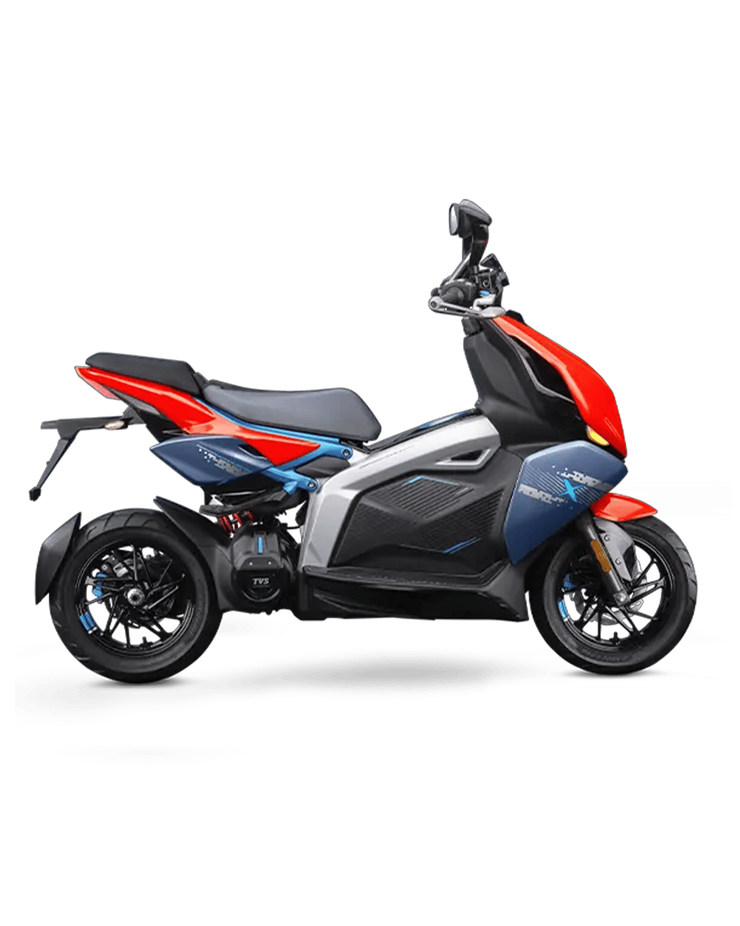 TVS X EV Right Side View