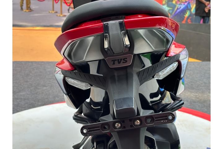 TVS X EV Rear Turn Indicators