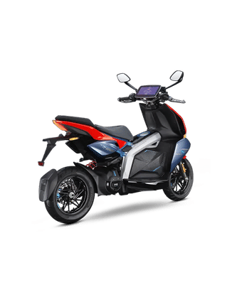 TVS X EV Right Rear Three Quarter