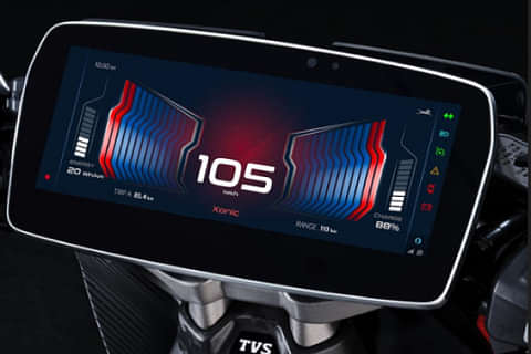 TVS X EV Speedometer