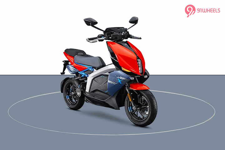TVS X EV Right Front Three Quarter TVS X EV Right Front Three Quarter