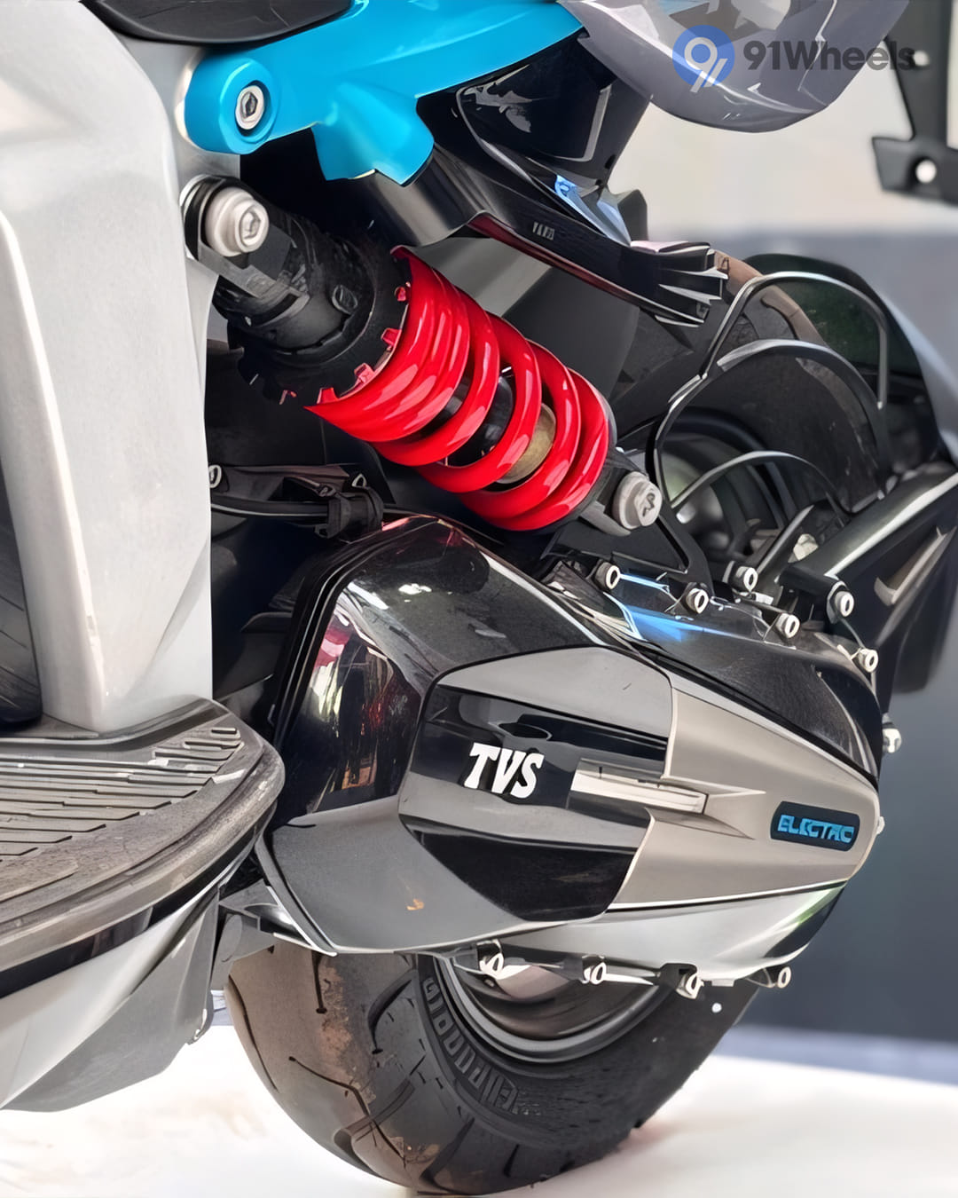 TVS X EV Rear Suspension