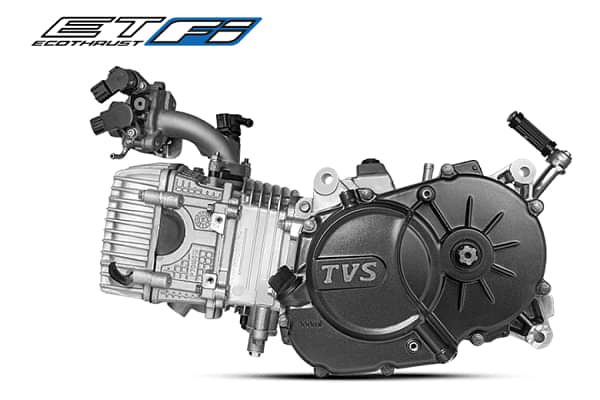 TVS XL 100 Right Front Three Quarter