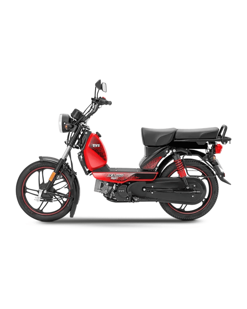 TVS XL 100 Left Side View