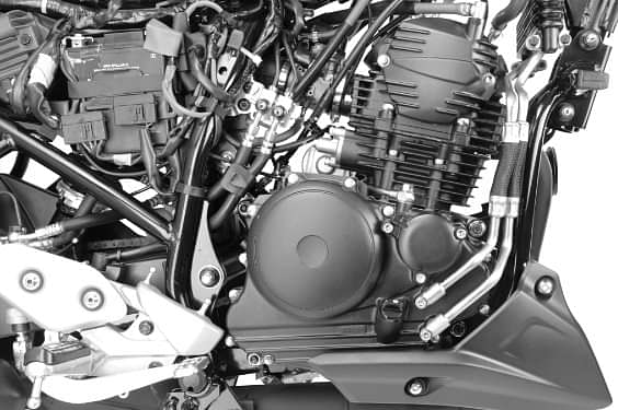 Yamaha FZ 25 Engine From Right