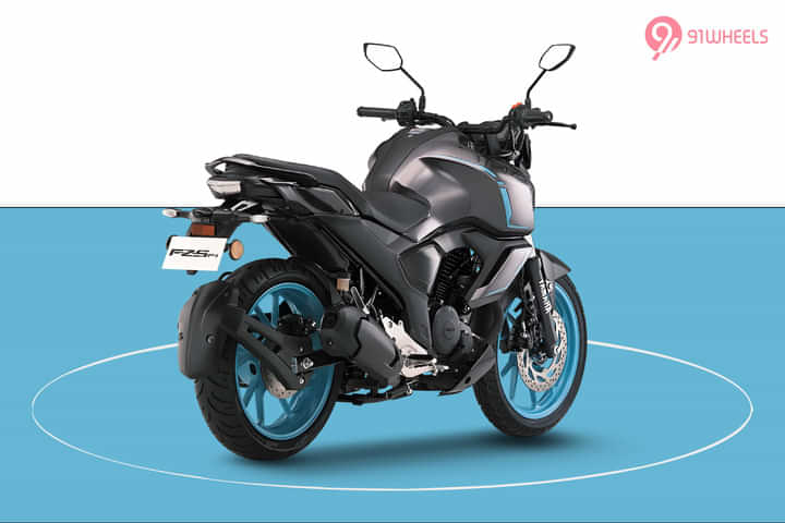 Yamaha FZ-S FI Hybrid Right Rear Three Quarter