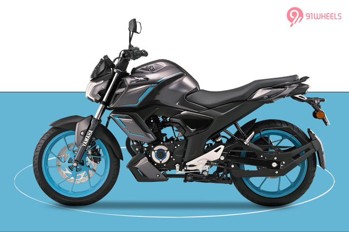 Yamaha FZ-S FI Hybrid Left Side View