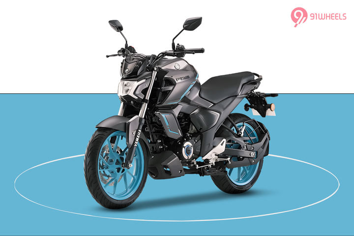 Yamaha FZ-S FI Hybrid Left Front Three Quarter