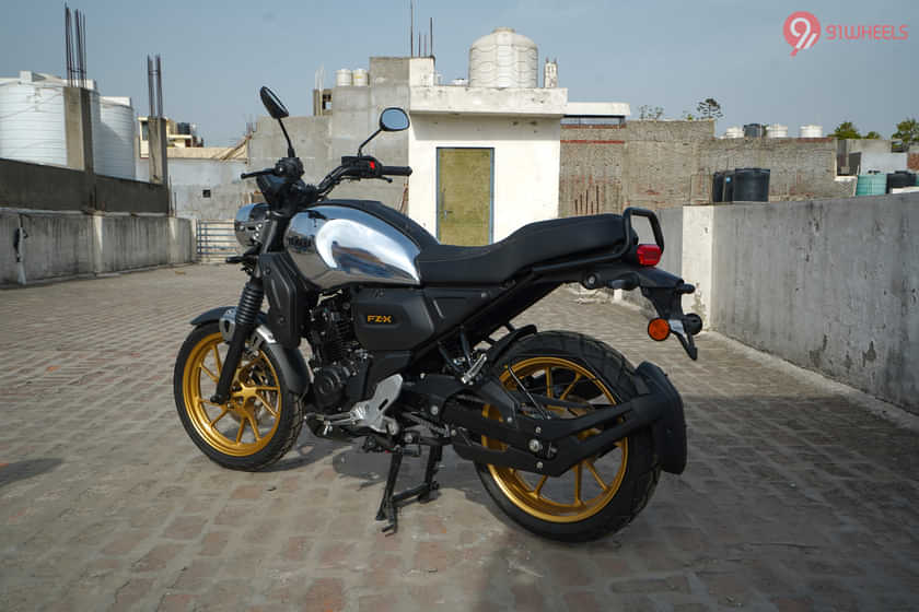 Yamaha FZ-X Left Rear Three Quarter