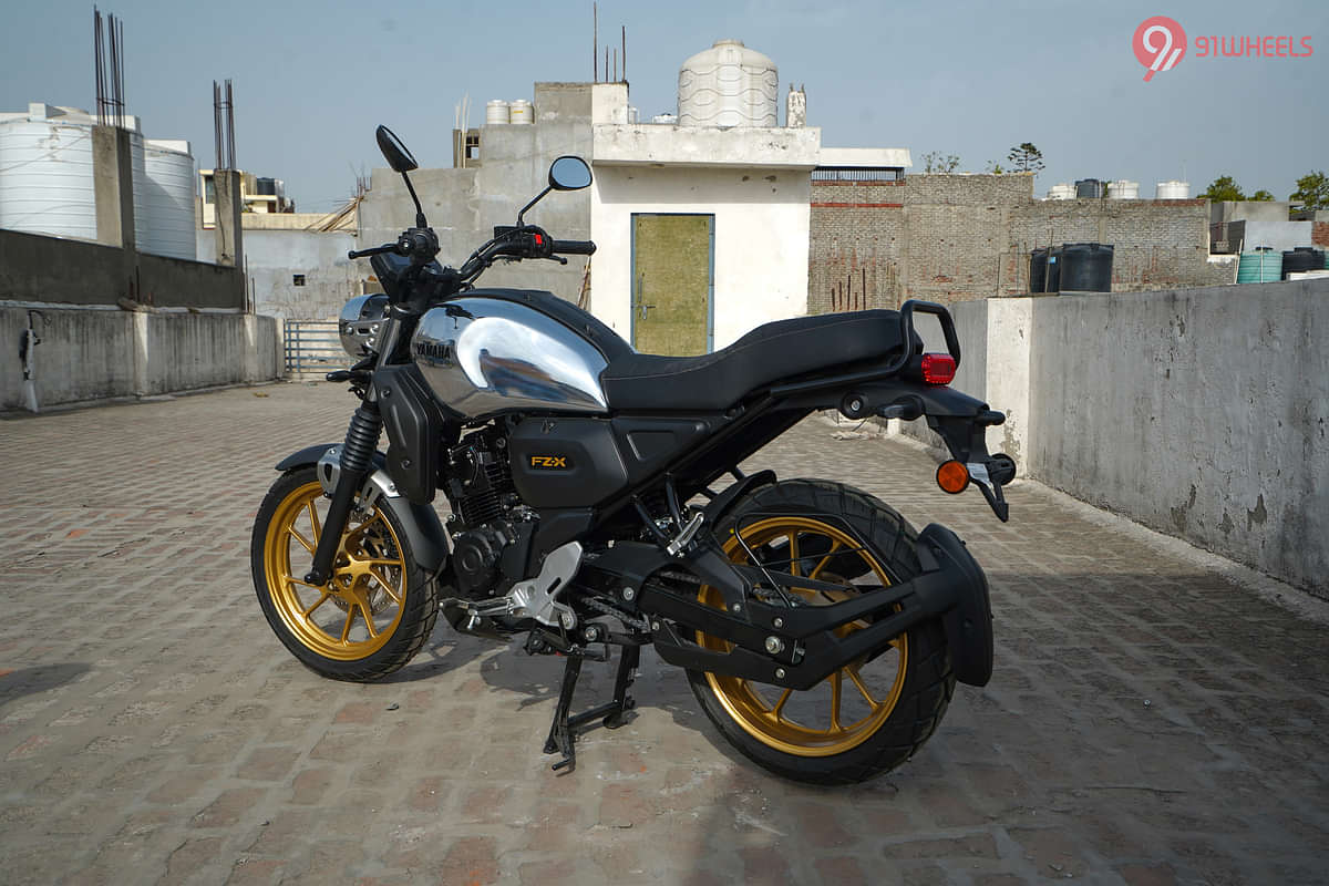 Yamaha FZ-X Left Rear Three Quarter