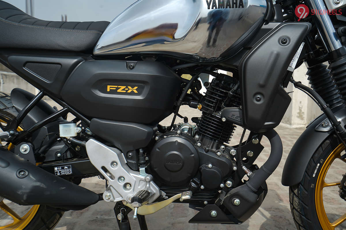 Yamaha FZ-X Engine From Right