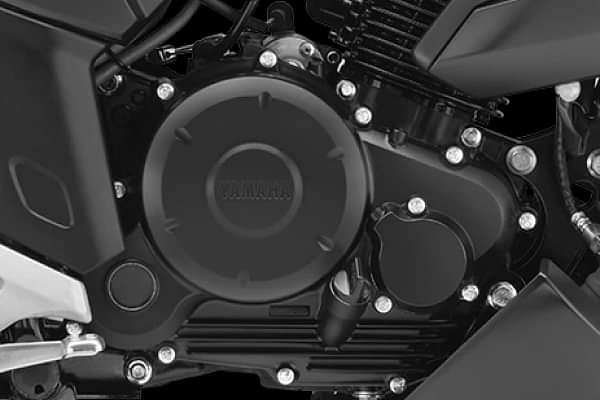 Yamaha FZS FI BS6 Engine From Right