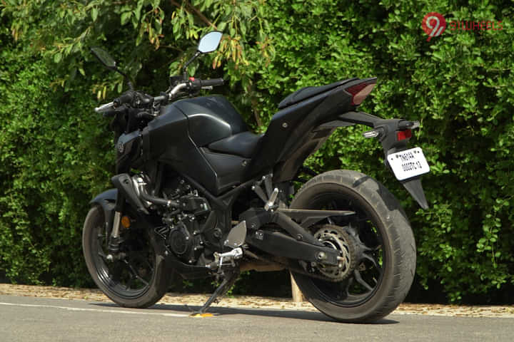 Yamaha MT 03 Left Rear Three Quarter Yamaha MT 03 Left Rear Three Quarter