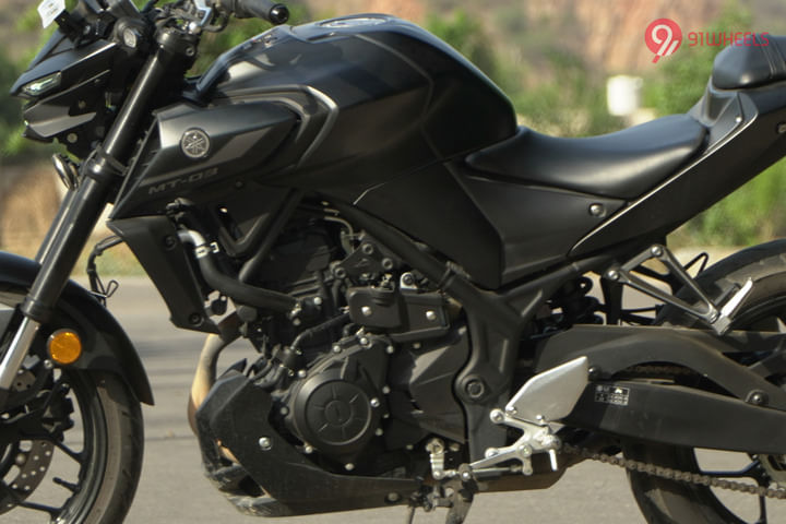 Yamaha MT 03 Engine From Left
