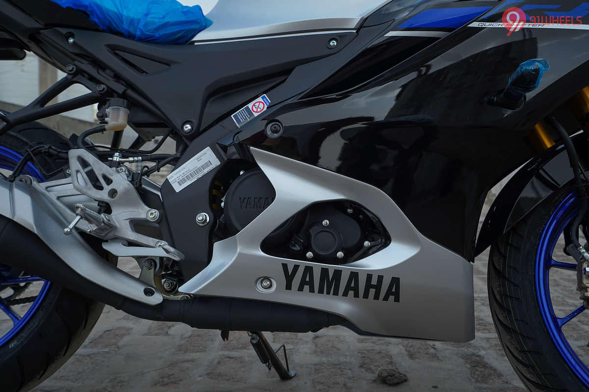 Yamaha R15 V4 Engine From Right