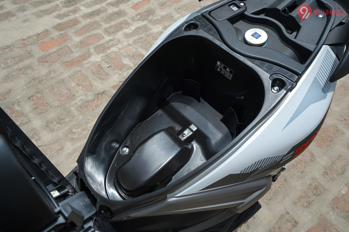 Yamaha RayZR 125 Fi-Hybrid Street Rally Underseat Storage