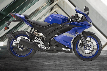 Yamaha YZF R15 V3 BS6 Racing Blue Side Profile LR