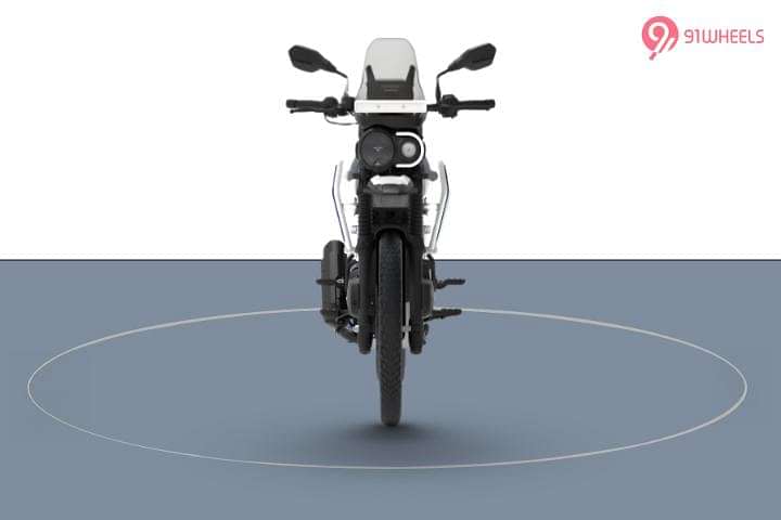 Yezdi Adventure Front View