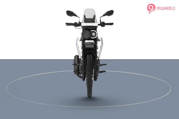 Yezdi Adventure Front View